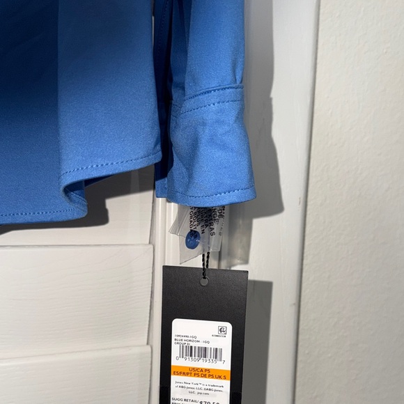 Jones New York Classic Blue Shirt - Picture 4 of 6